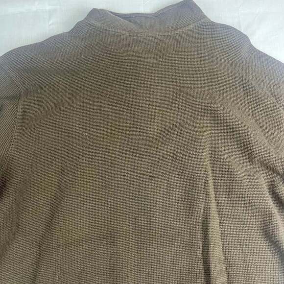 Wolverine  1/4 Zip Mens 2XL Waffle Knit Outdoor Workwear Gorpcore Brown - Picture 9 of 11